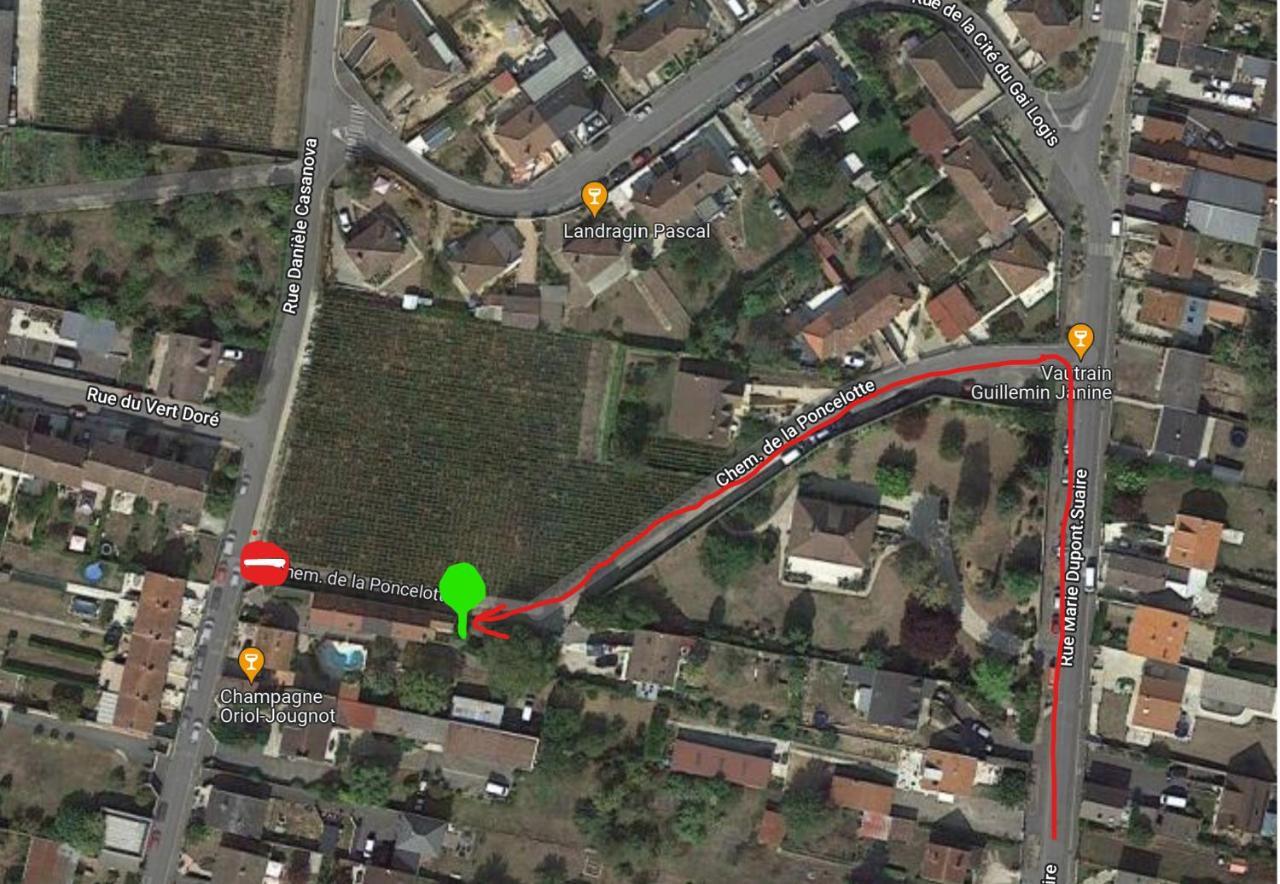Gite Independant Diz'Enreves Au Coeur Des Vignes Dizy Bagian luar foto